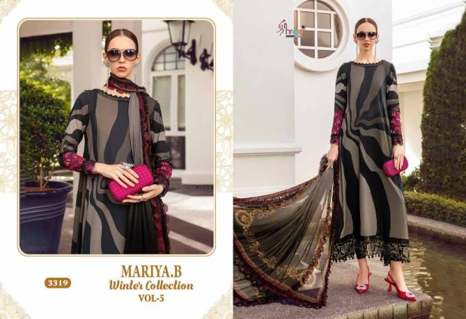 Mariya B Winter Collection 5 By Shree Pashmina Pakistani Suits Wholesalers In Delhi
